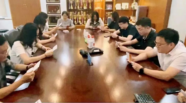 【“奮進共生”文化】線上學(xué)習(xí)答題打卡讓“‘奮進共生’我來學(xué)”活動在紡織股份全線熱起來、活起來
